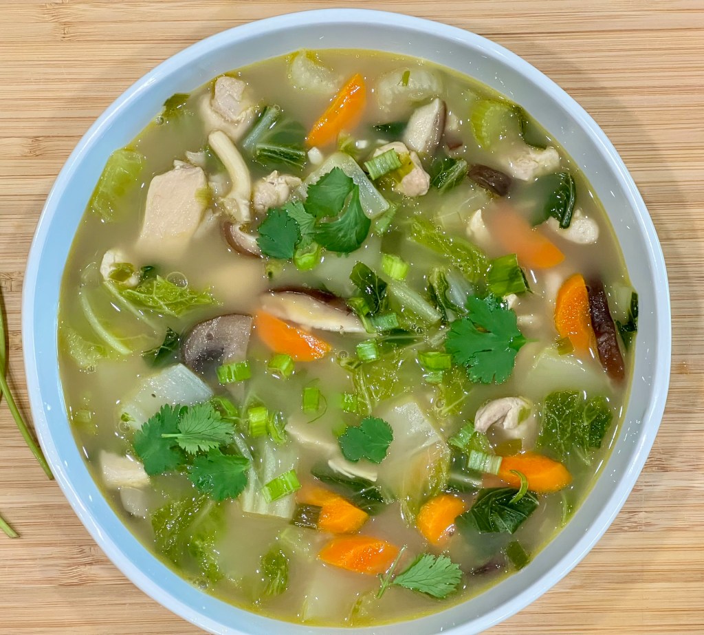 Asian Vegetable and Chicken Soup - The Special Belly